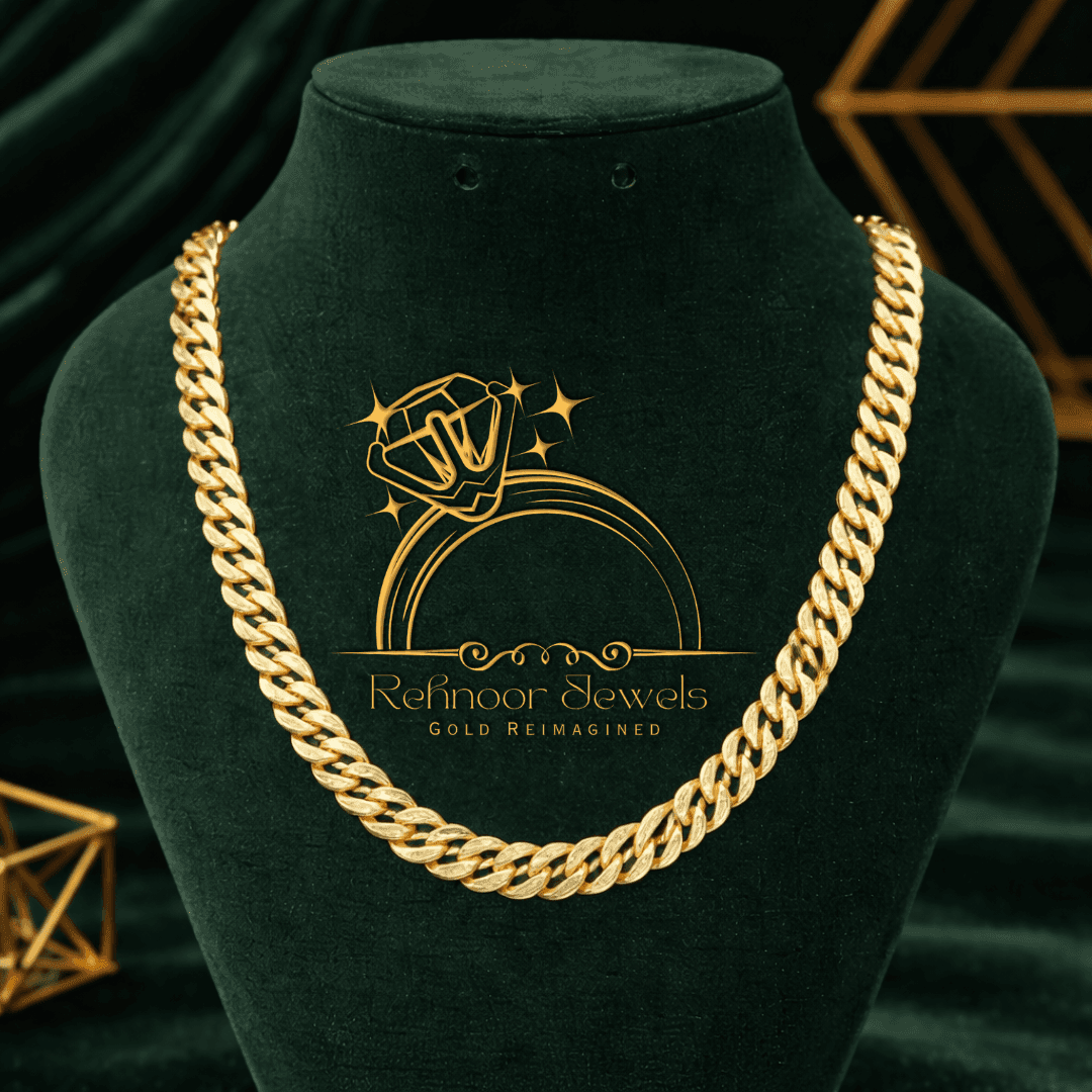 Awesome Design Gold Plated Pokal Chain for Men - Style E824 - view 1