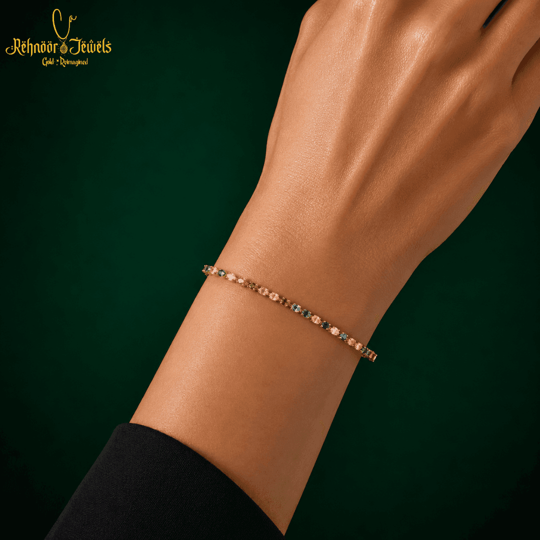 Gold Plated Tennis Bracelet