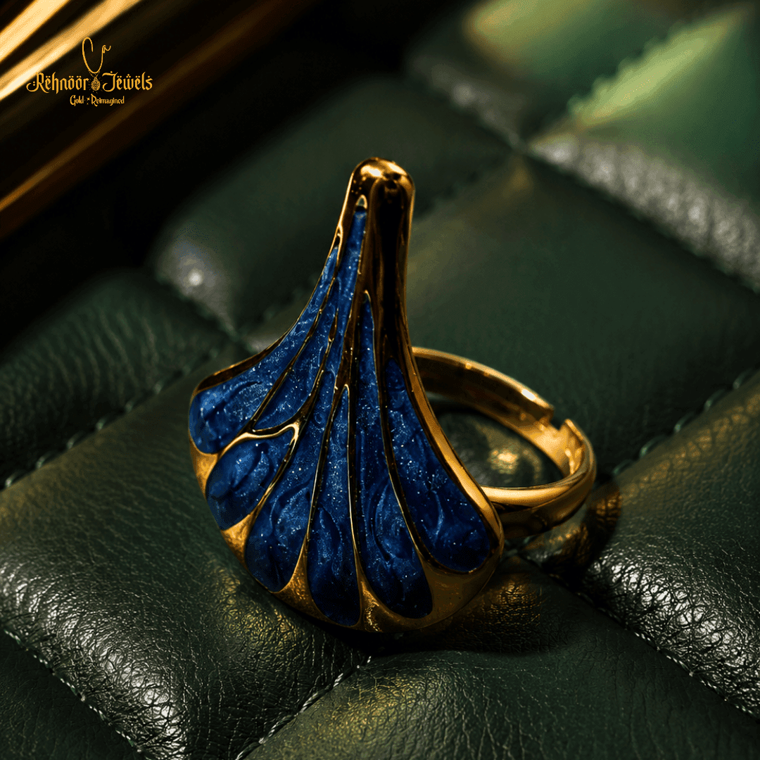 Seashell Fan Gold Plated Ring - variant 3 view 1