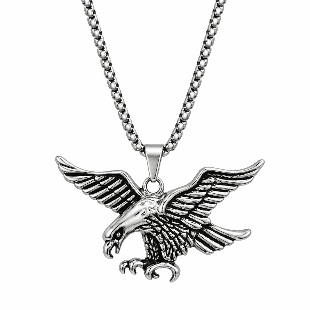 Sovereign Eagle Box Chain Pendant - view 1