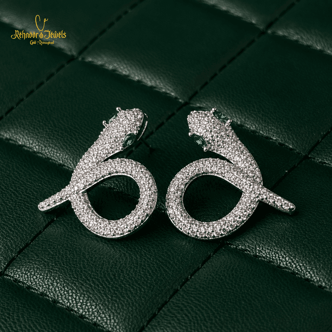 Sculptural Radiant Teardrop Gold Plated Earrings - view 1