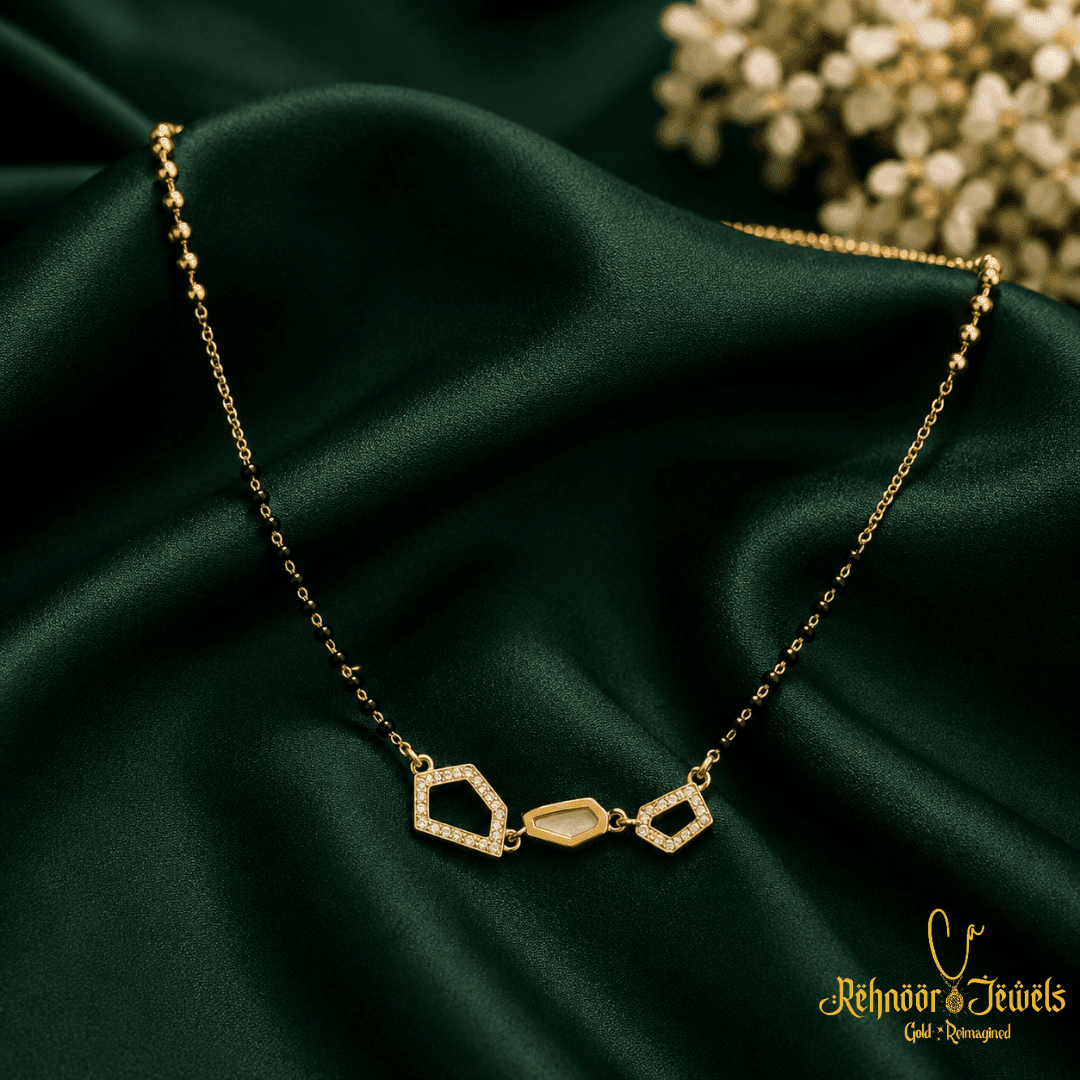 Trendy Gold Plated Mangalsutra