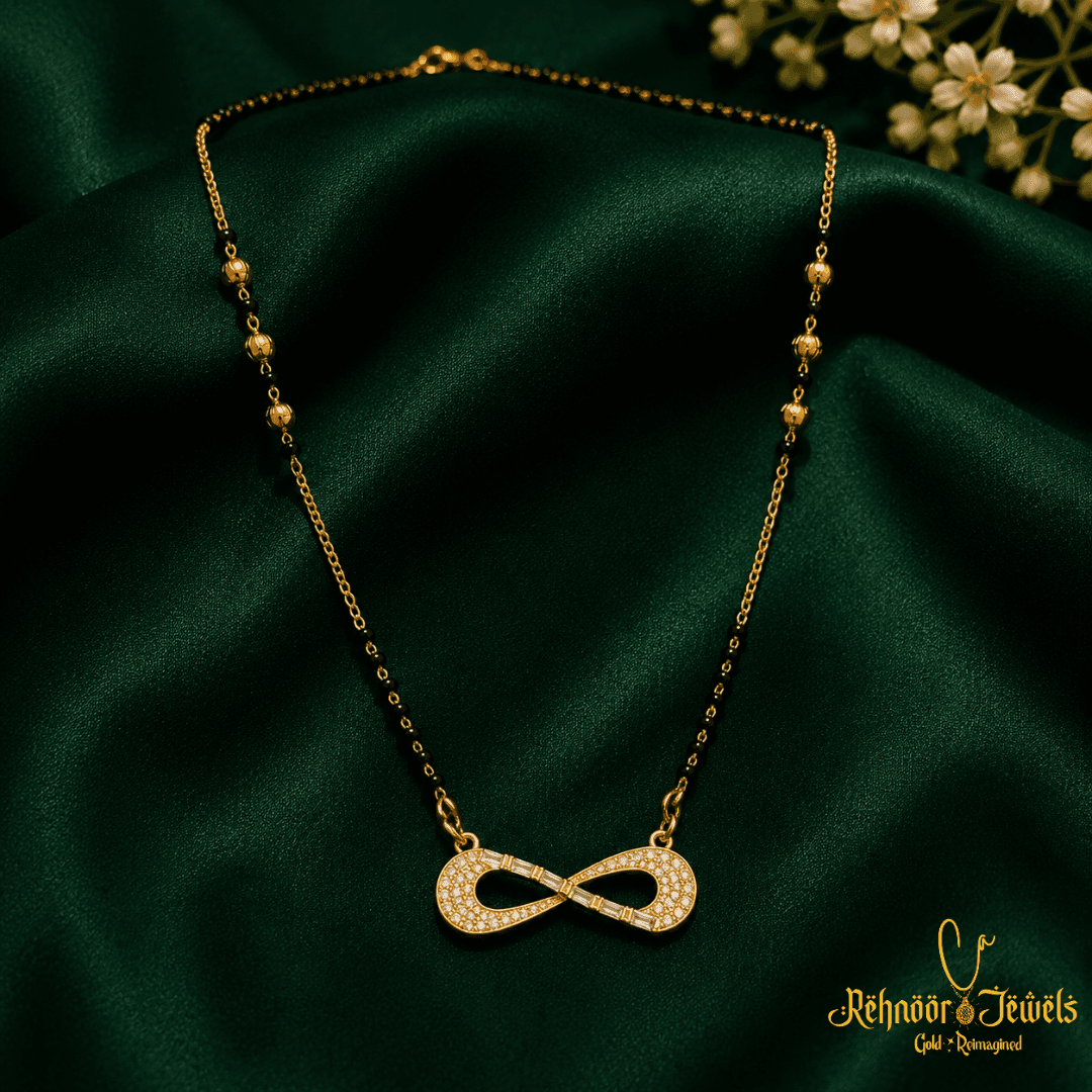 Infinity Design Gold-Plated Mangalsutra.