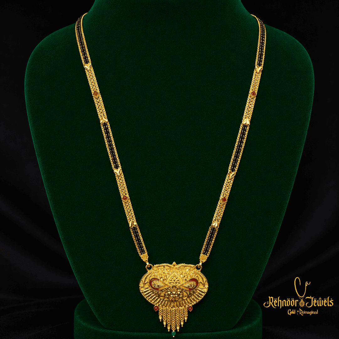 Royal Aabha Gold Plated Mangalsutra - view 1