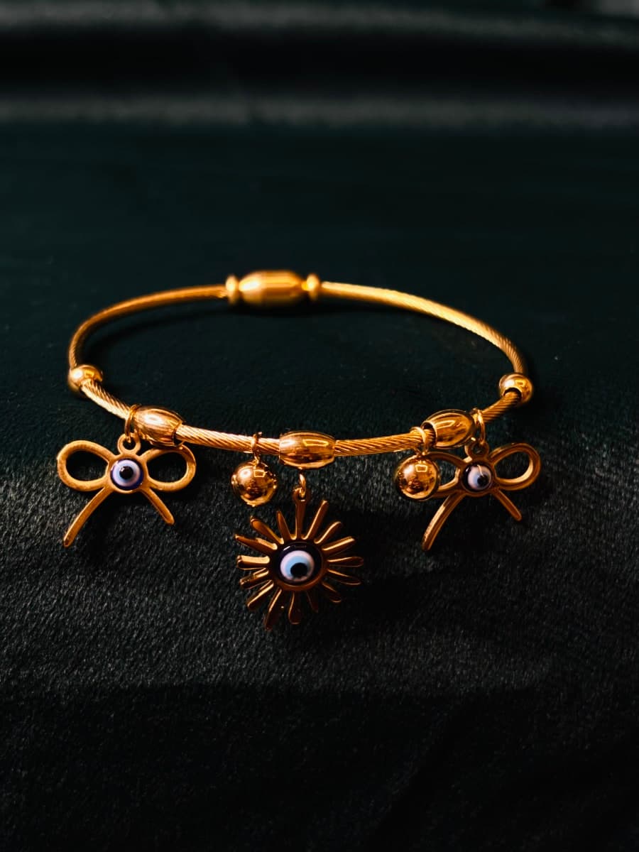 Aurelia Charm Gold Plated Bracelet - view 1