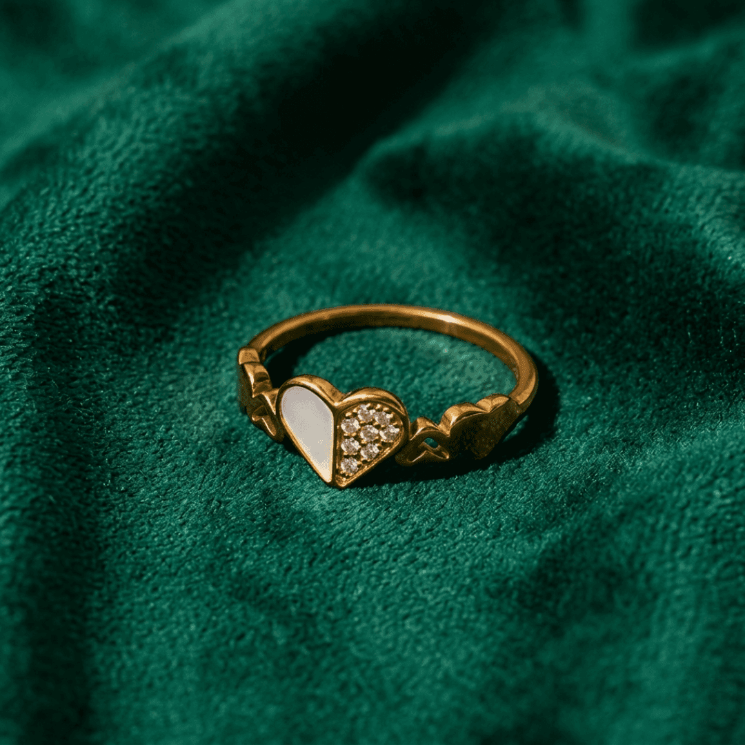 The Amara Gold Plated Ring - view 1