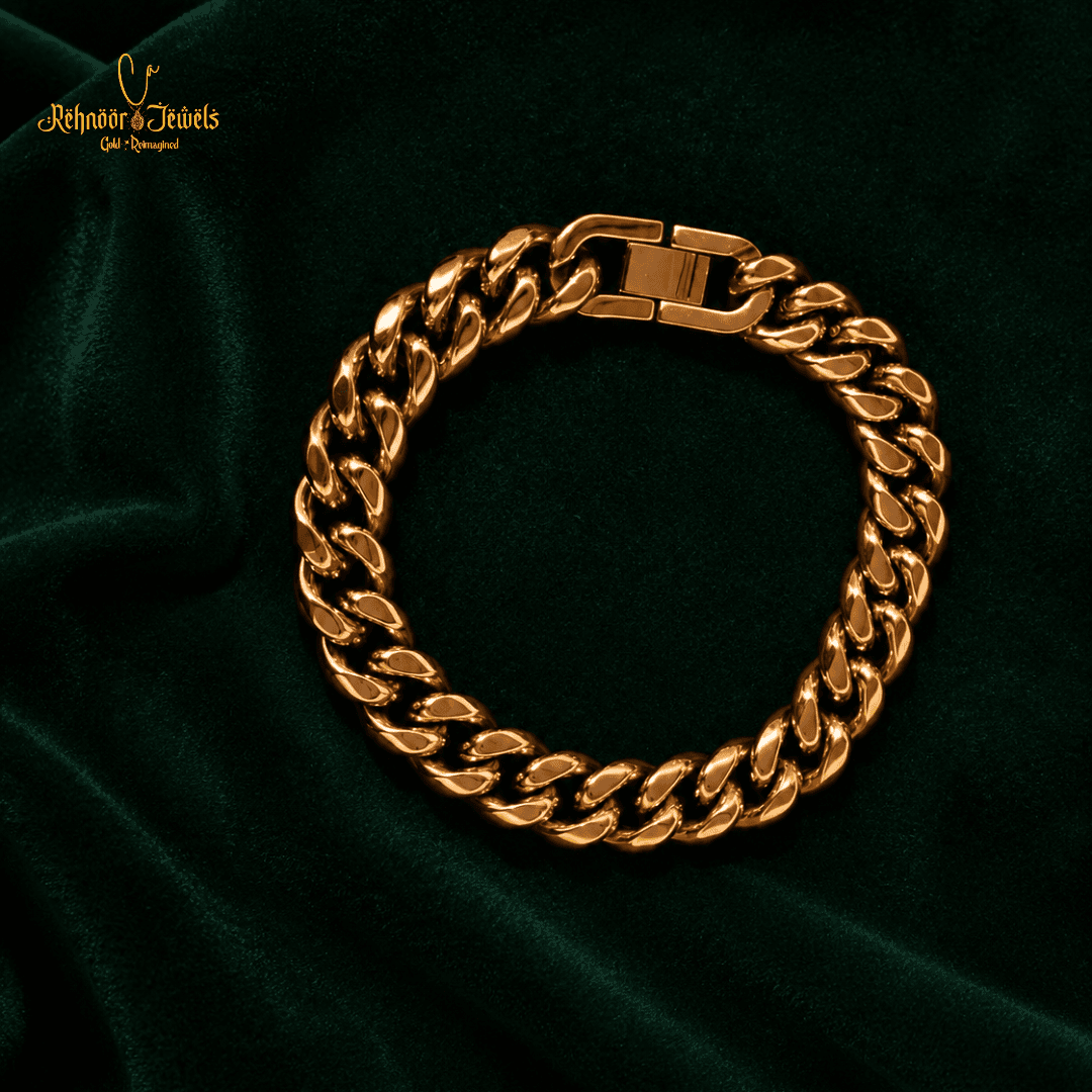 Imperial Link Gold Plated Bracelet - view 1