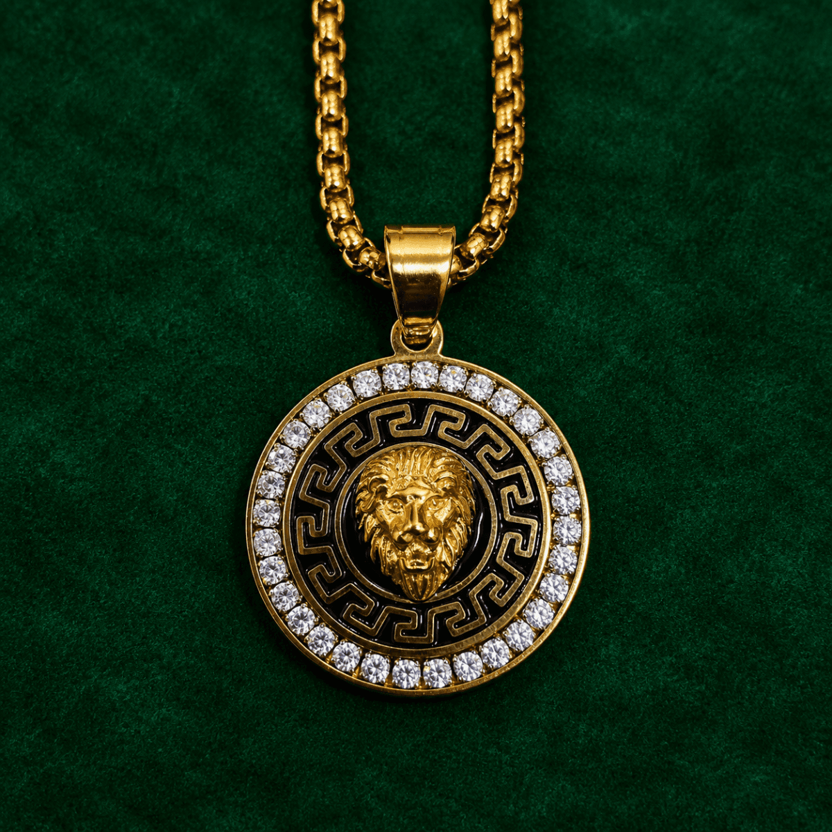 Legacy Lion Gold Plated Pendant - view 1