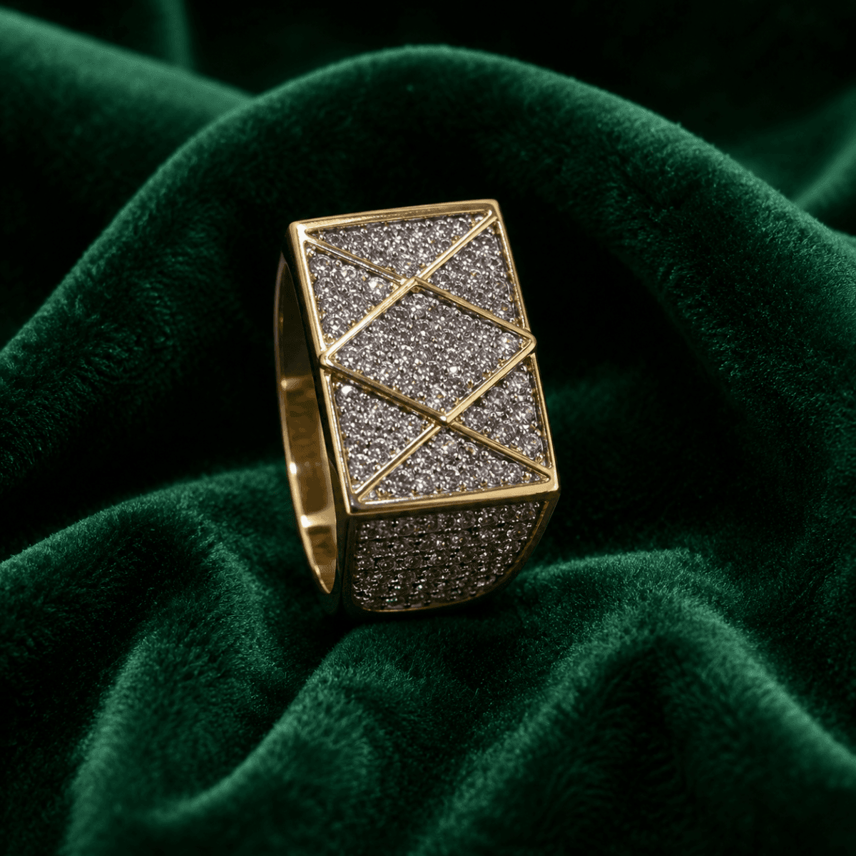 The Apex Gold Plated Ring - view 1