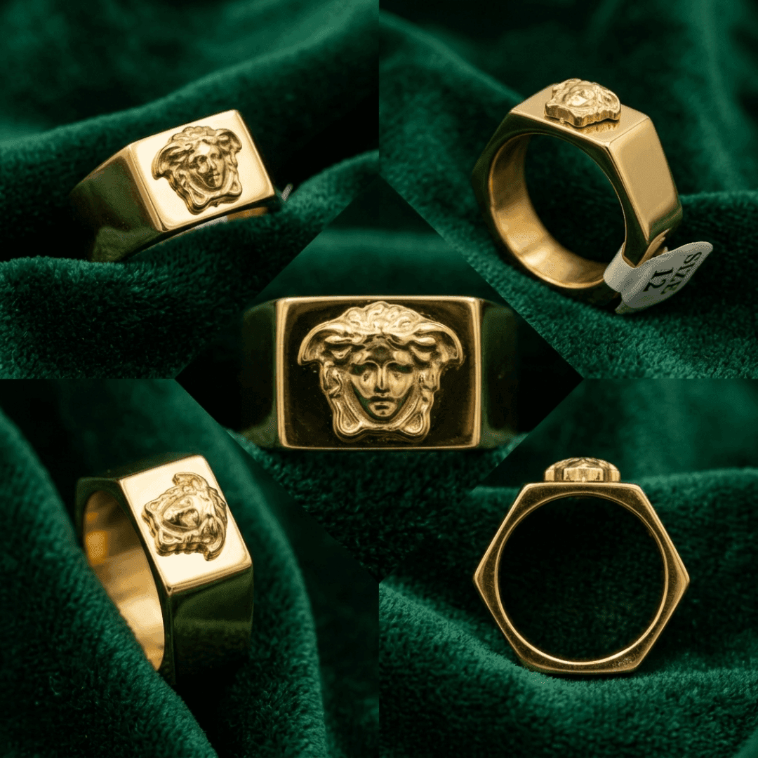 The Medusa Gold Plated Rin - view 1