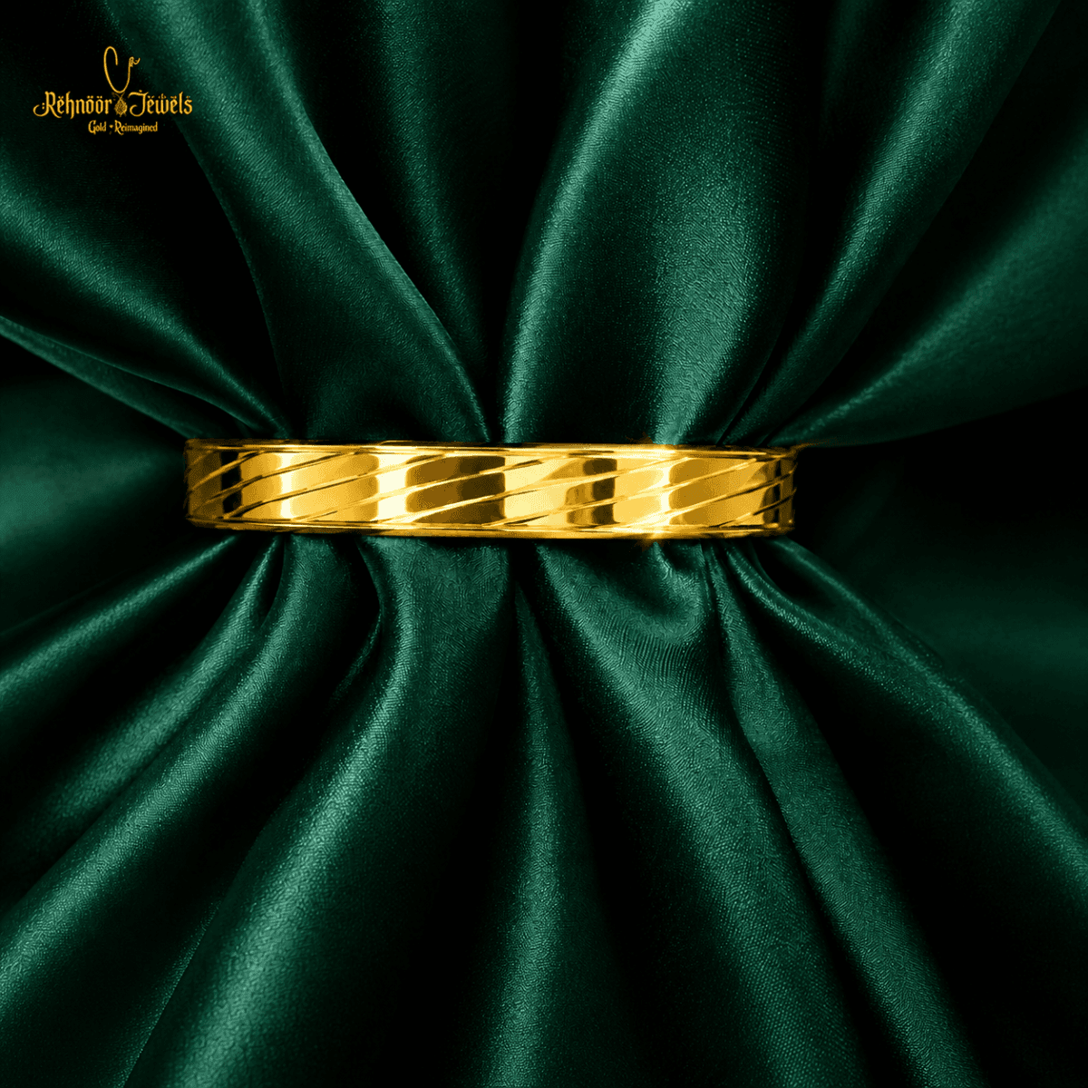Golden Grace Gold Plated Kada - view 1