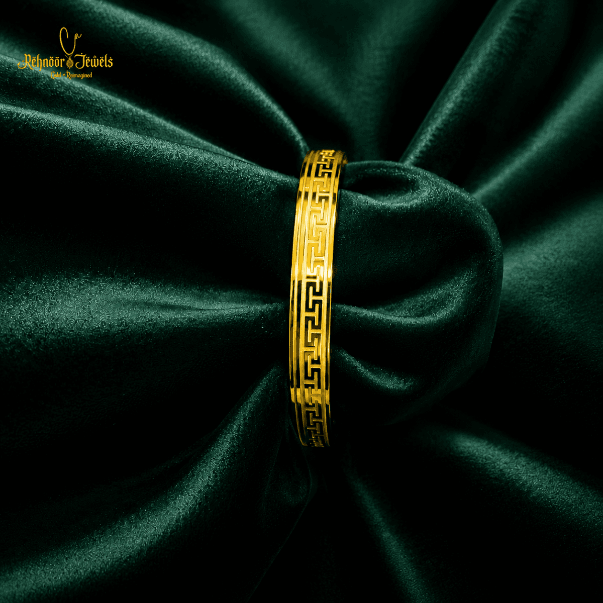 Viron Classic Gold Plated Bangle Bracelet - view 1