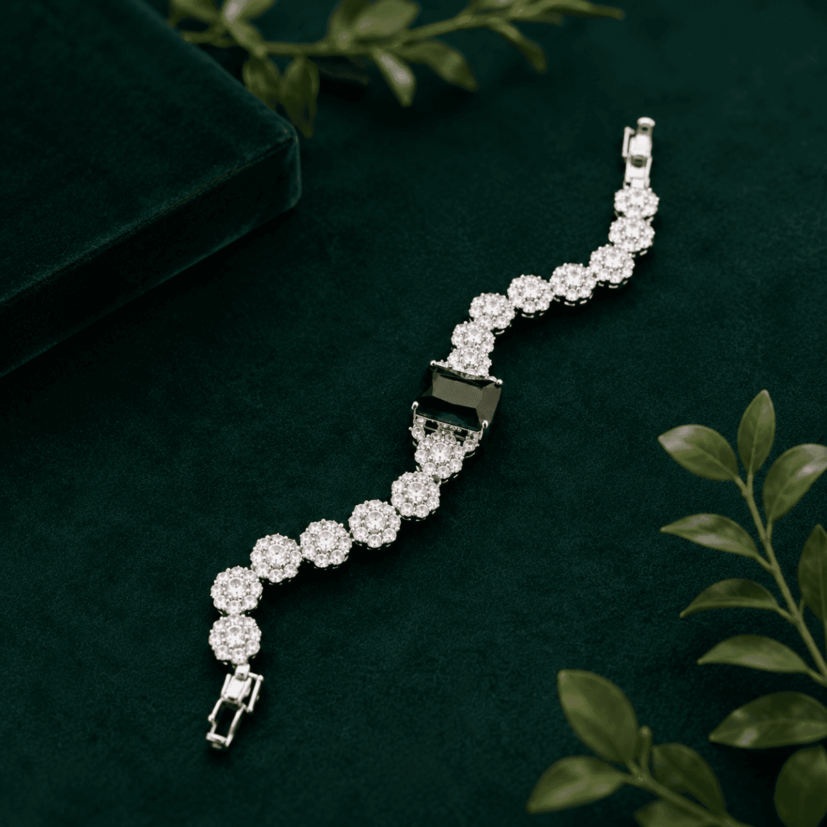 Noir Elegance Statement Necklace Set - view 2