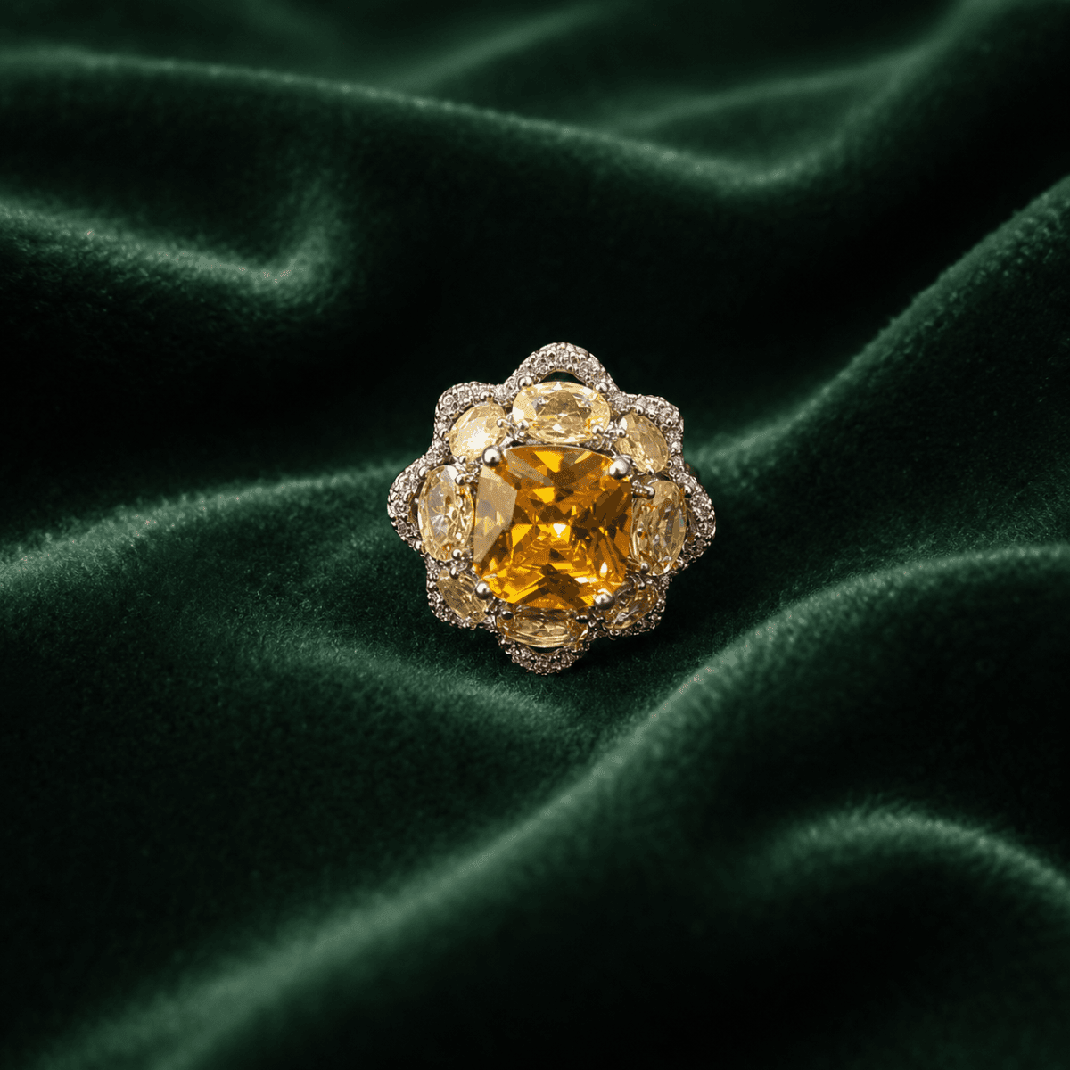 Golden Blossom Ring - view 1