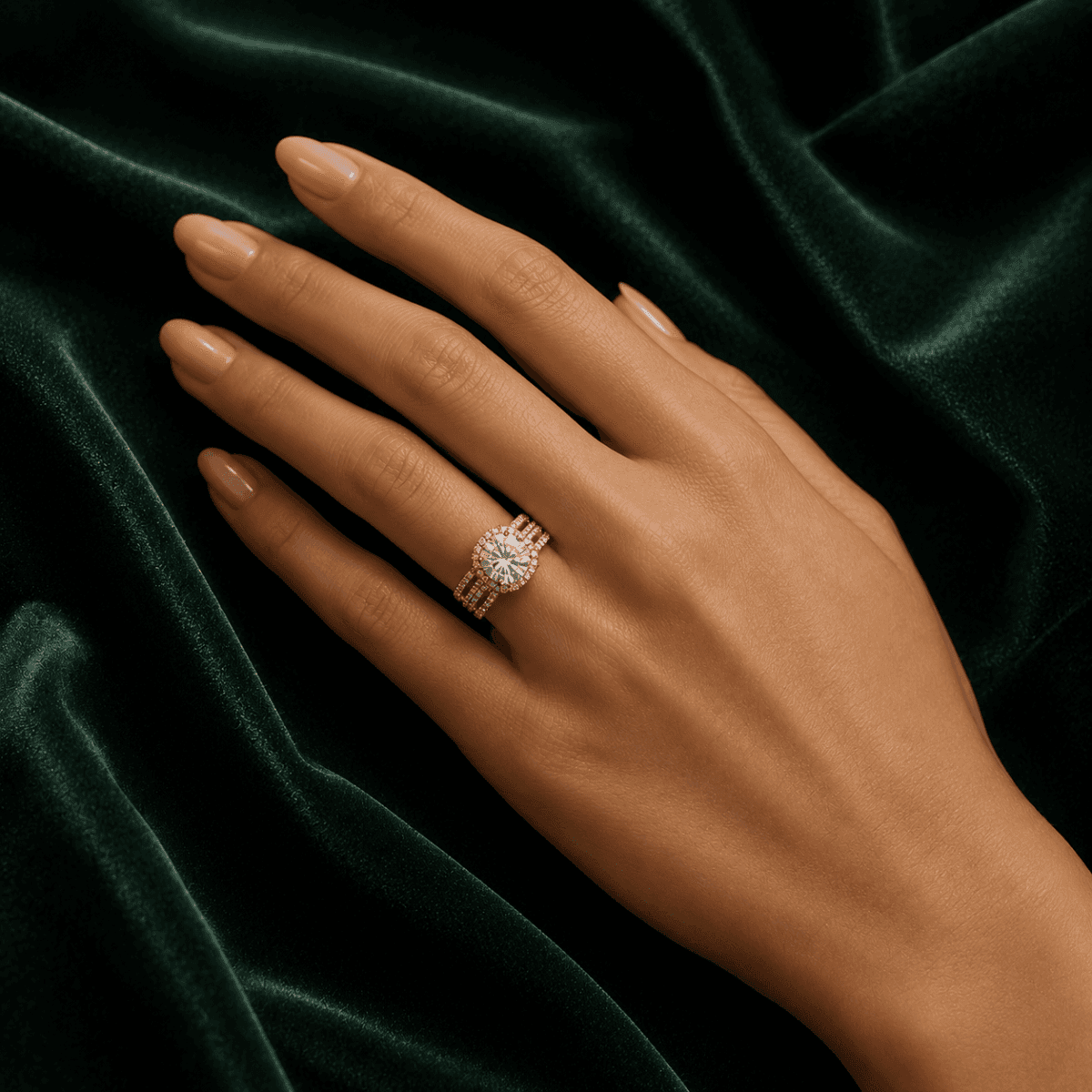 Royal Brilliance Gold Plated Ring - view 2