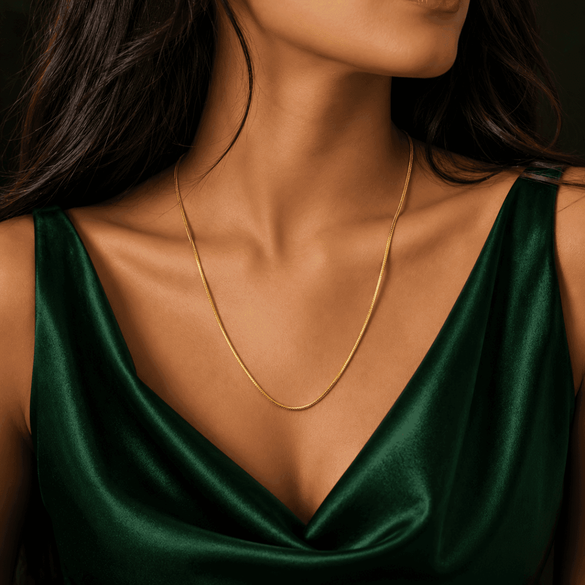 Serpentine Grace Gold Plated Chain - view 2