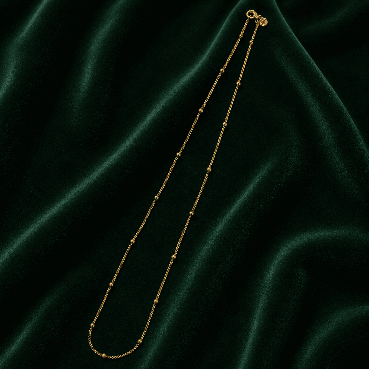 Celestial Bead Gold Plated Chain - view 1