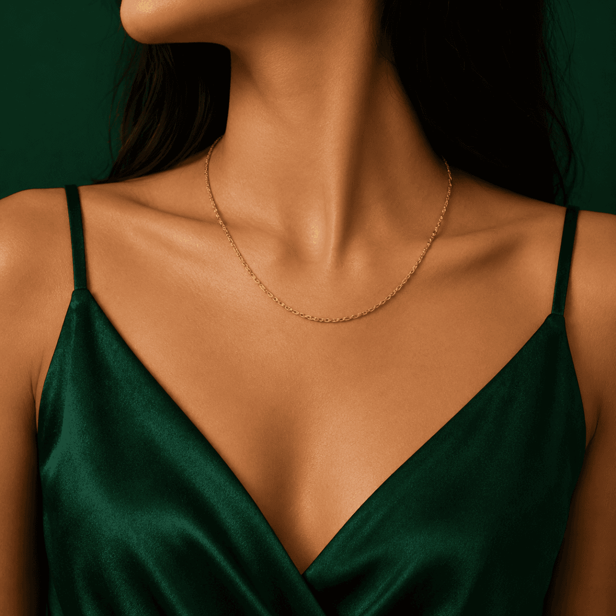 Infinity Weave Gold Plated Chain - view 2