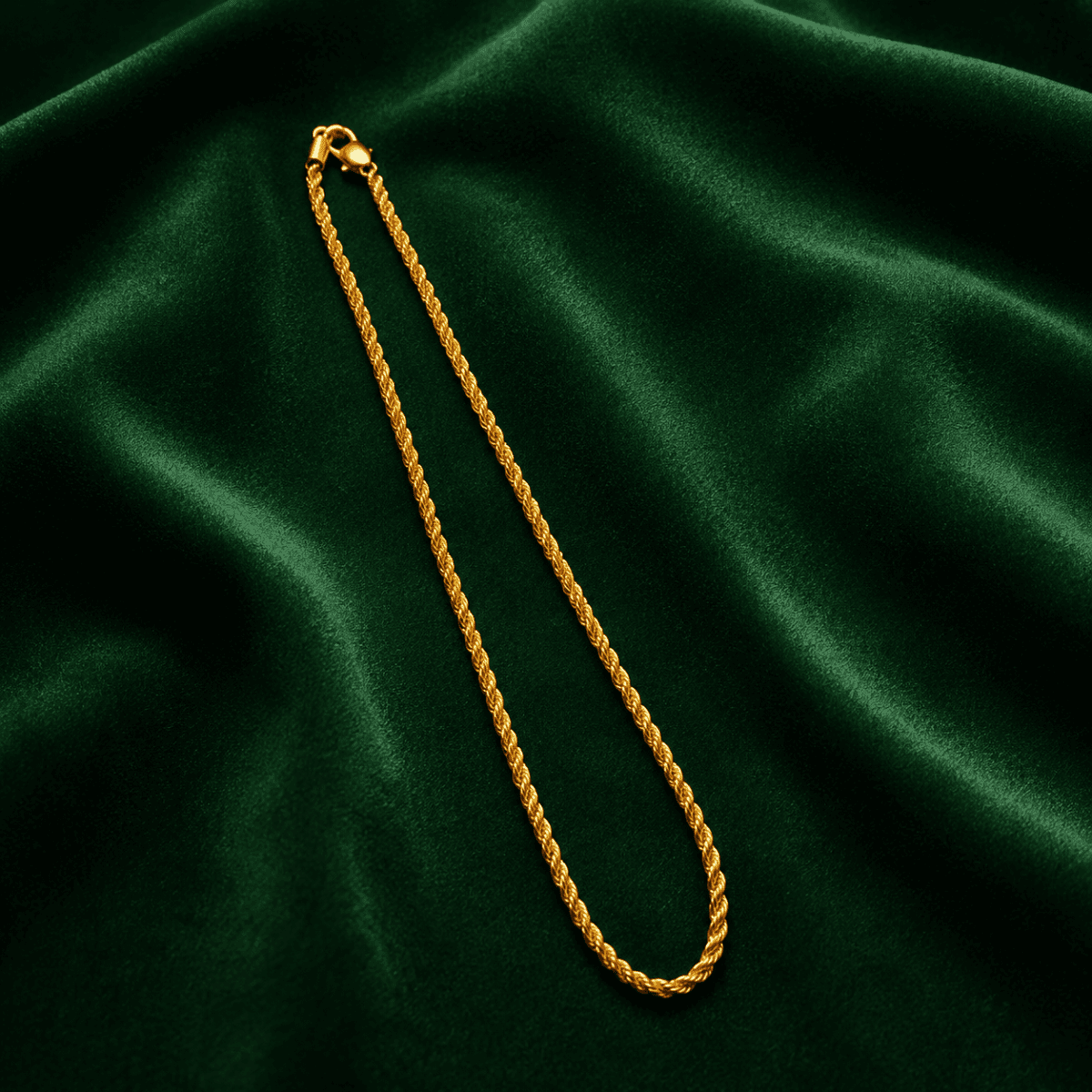 Royal Rope Gold Plated Chain - view 1
