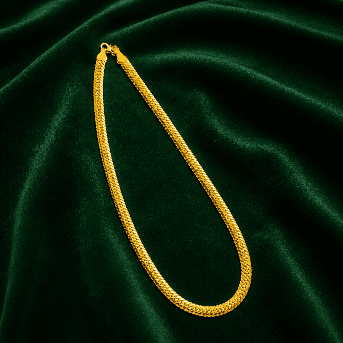 Royal Cuban Gold Plated Chain - view 1