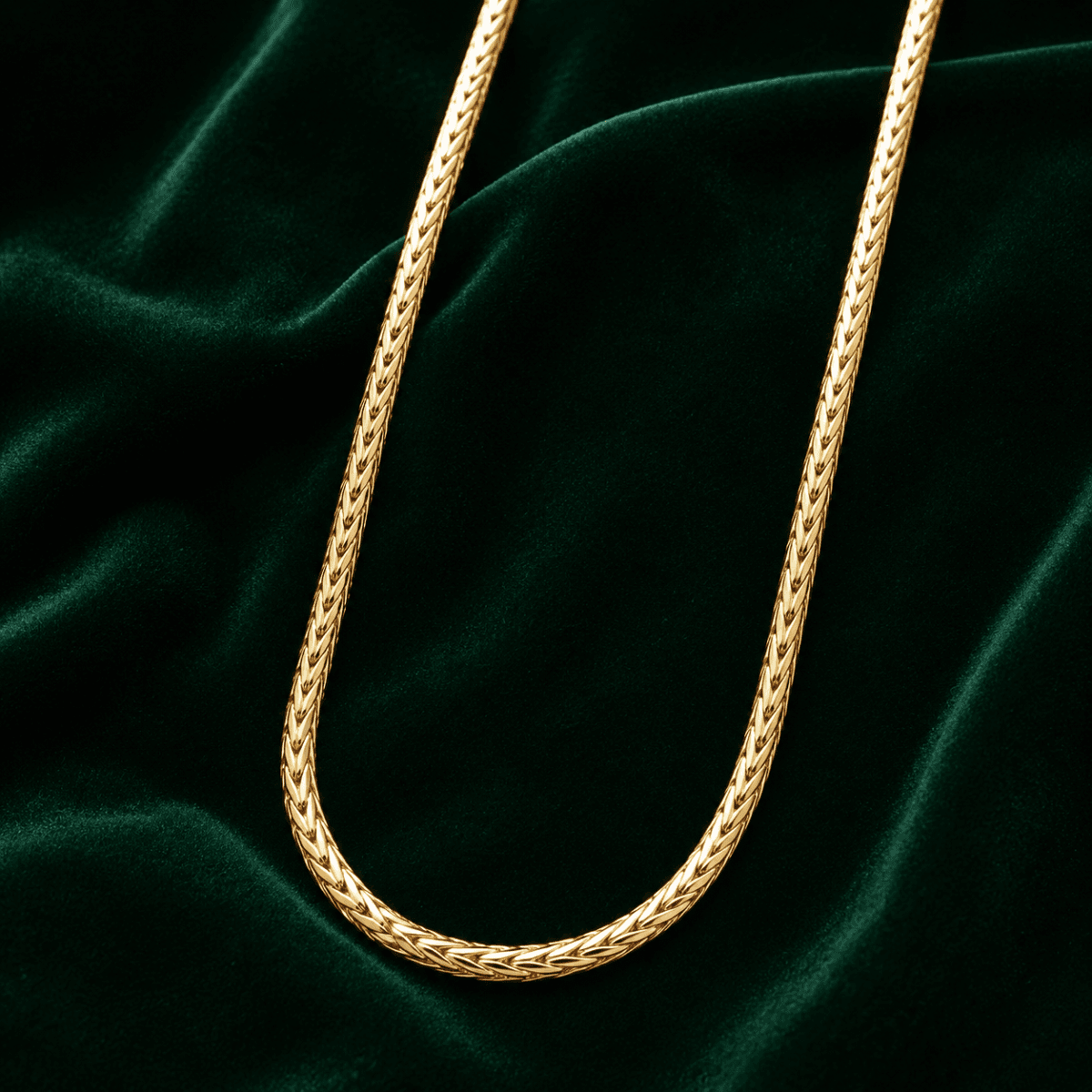 Royal Weave Gold Plated Chain - view 1