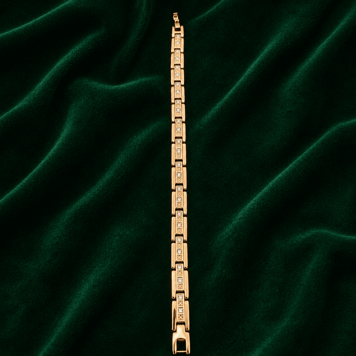 Rose Gold Edge Gold Plated Bracelet - view 1