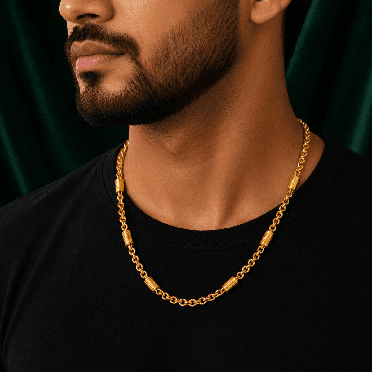 Royal Link Gold Plated Chain - view 2