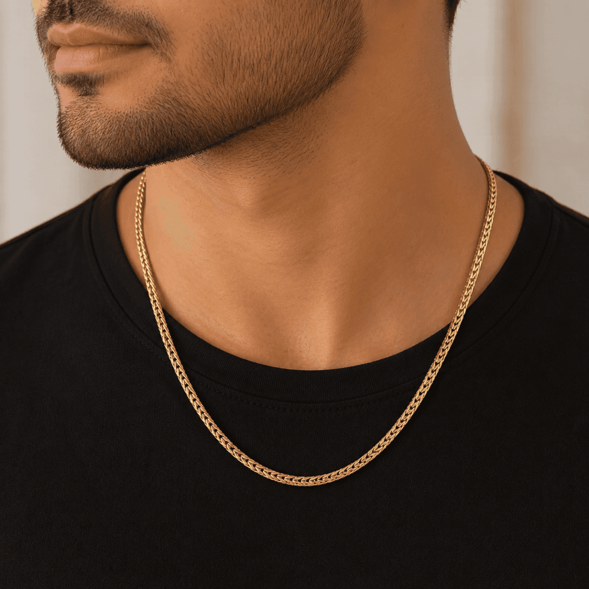 Royal Weave Gold Plated Chain - view 2