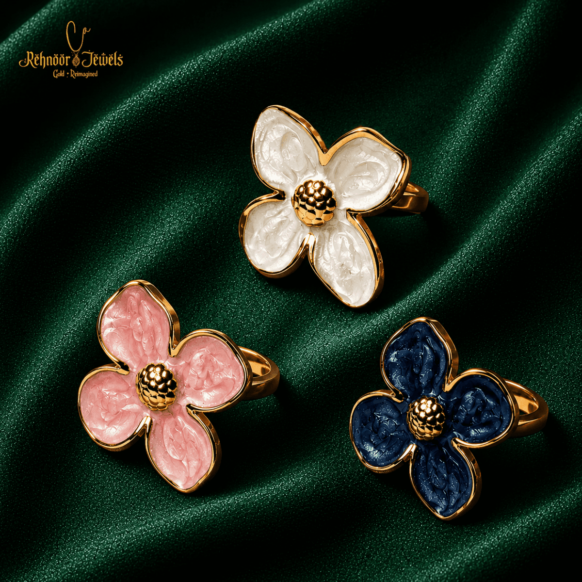 Blooming Petal Statement Ring - view 4