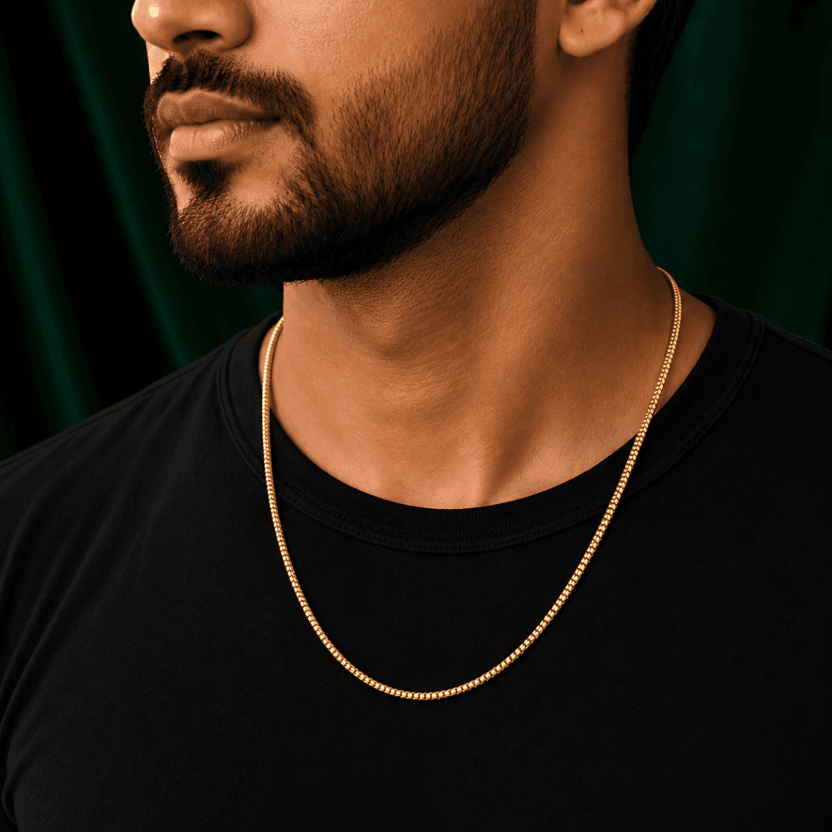 Imperial Glow Gold Plated Necklace - view 2