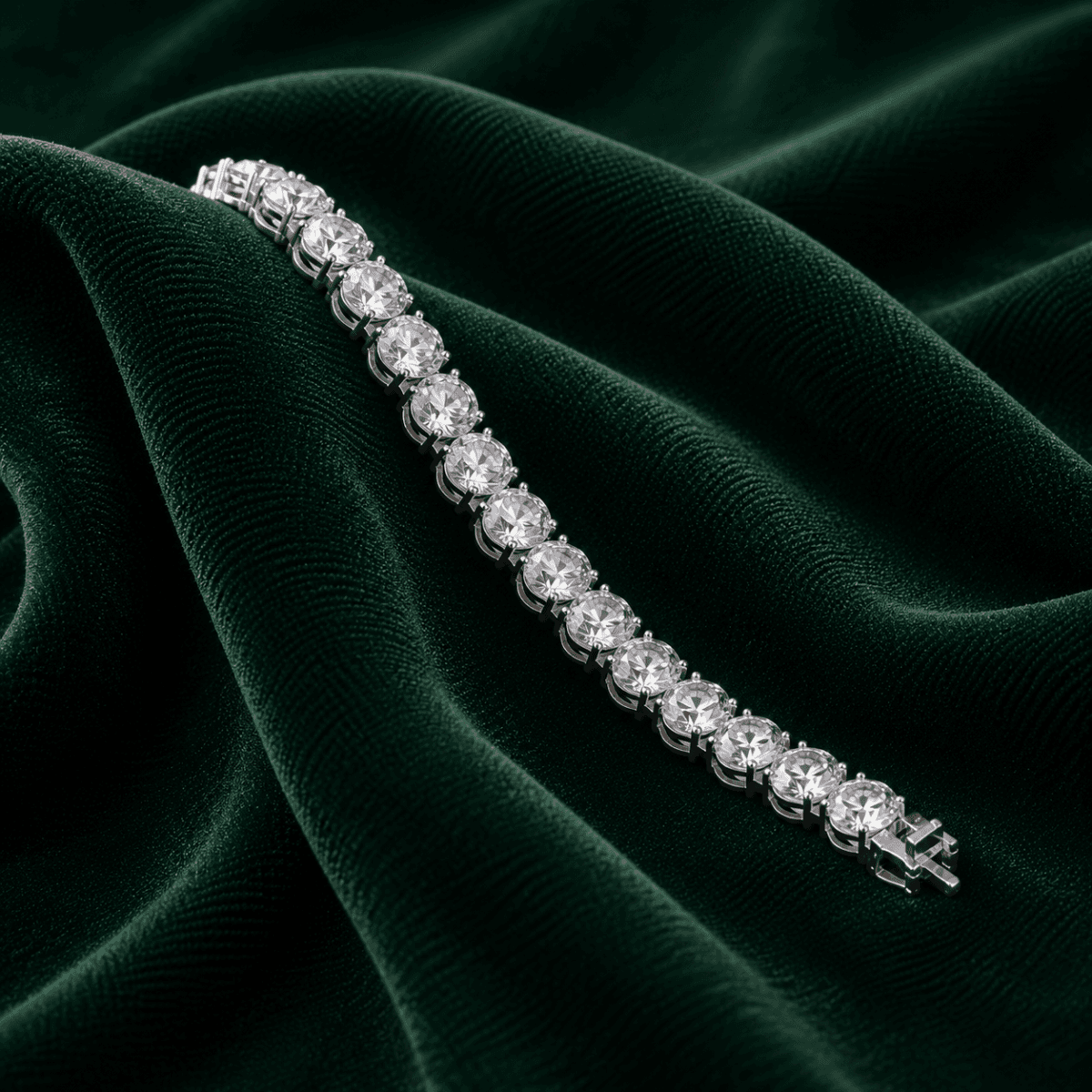 Classic Solitaire Tennis Bracelet - view 2