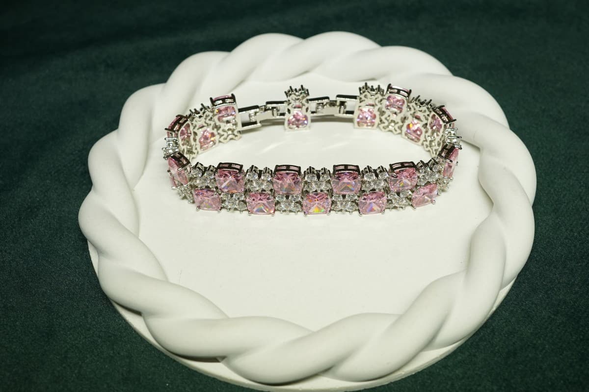 Blush Royale Tennis Bracelet - view 1