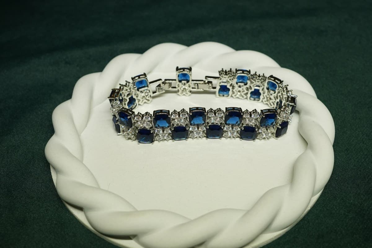 Sapphire Royale Tennis Bracelet - view 3