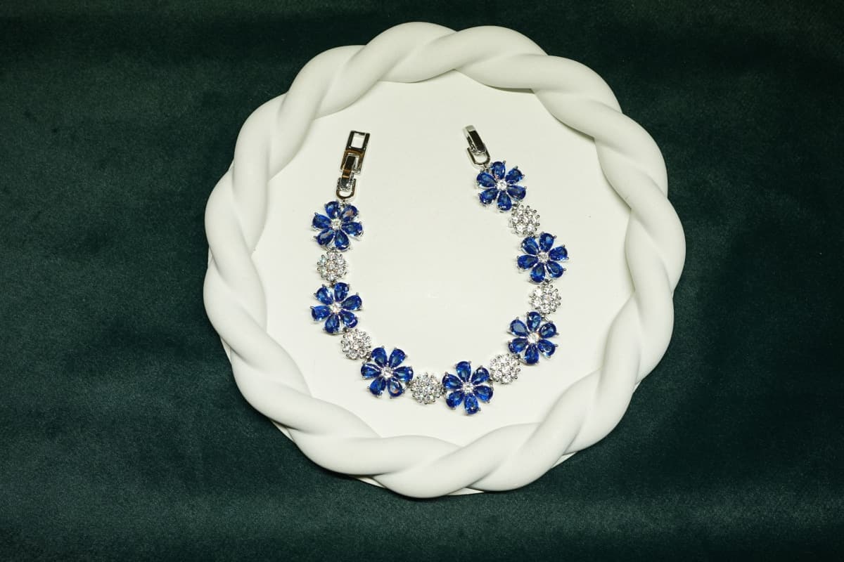 Blossom Elegance Floral Bracelet - view 3