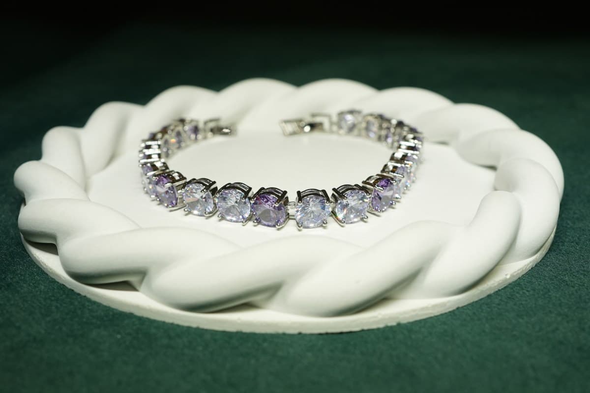 Lavender Luxe Tennis Bracelet - view 2