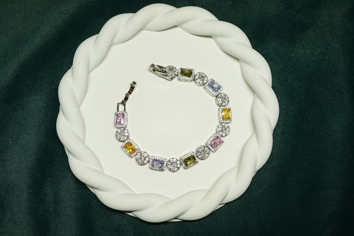 Celestia Prism Tennis Bracelet - view 1