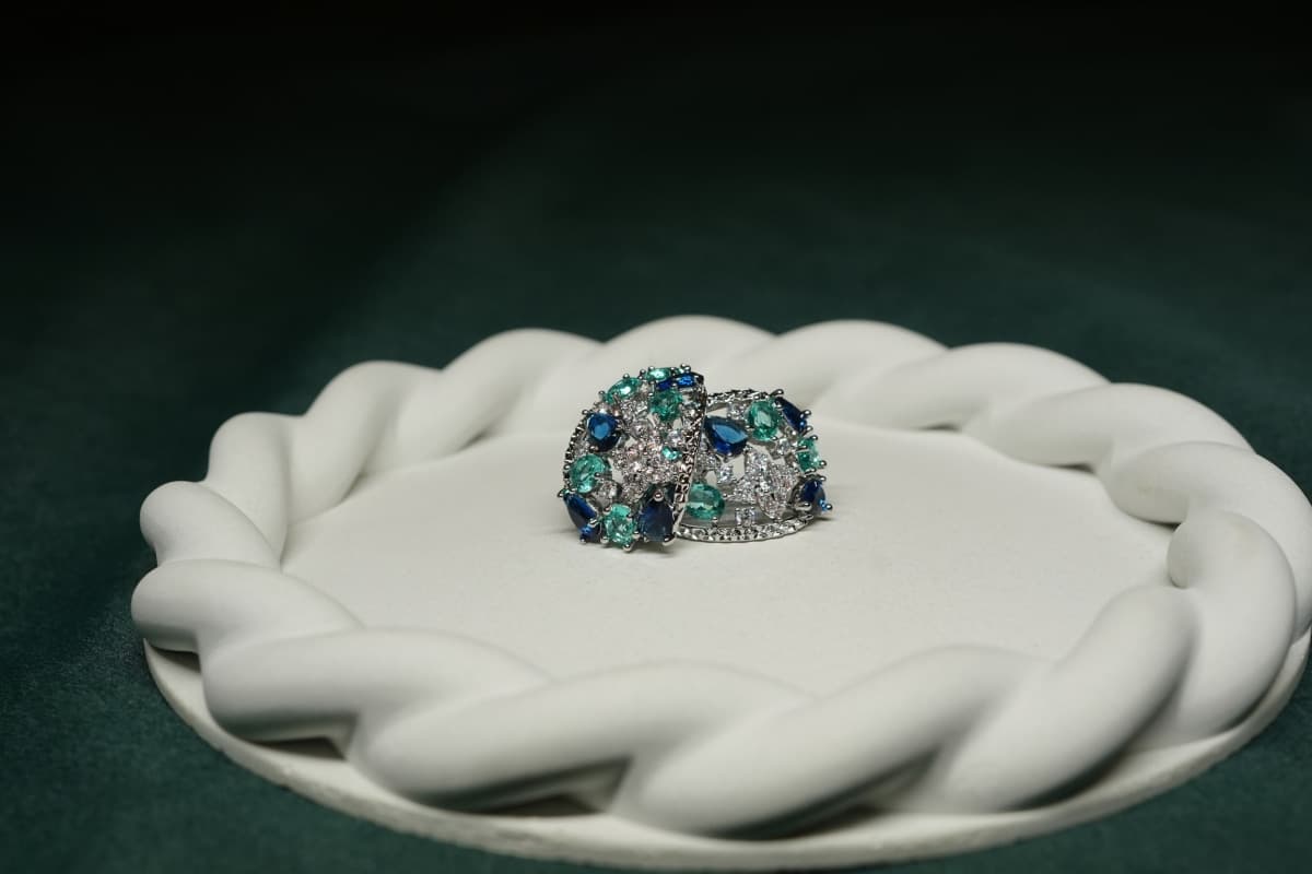 Aurelia Ocean Bloom Studs - view 1
