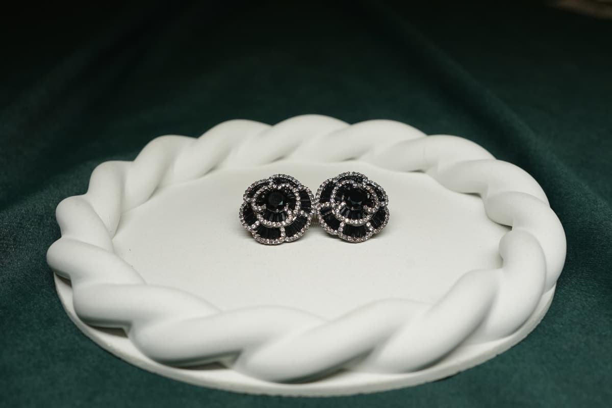 Eclipse Mosaic Stud Earrings - view 1