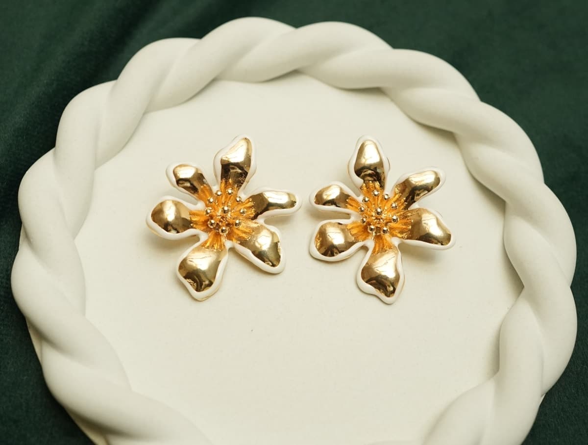 Solara Petal Earrings - view 1