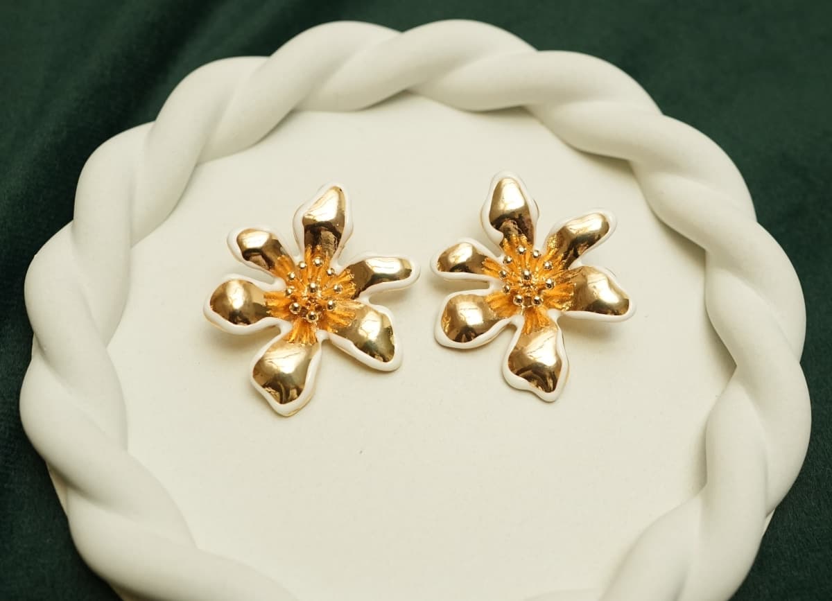 Solara Petal Earrings - view 2