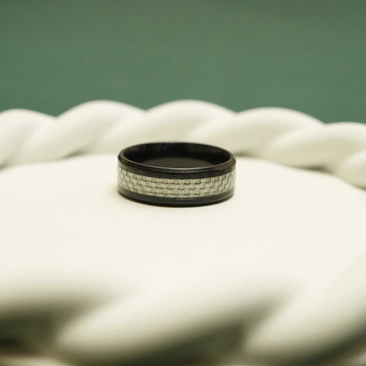 Carbon Weave Luxe Ring - view 1