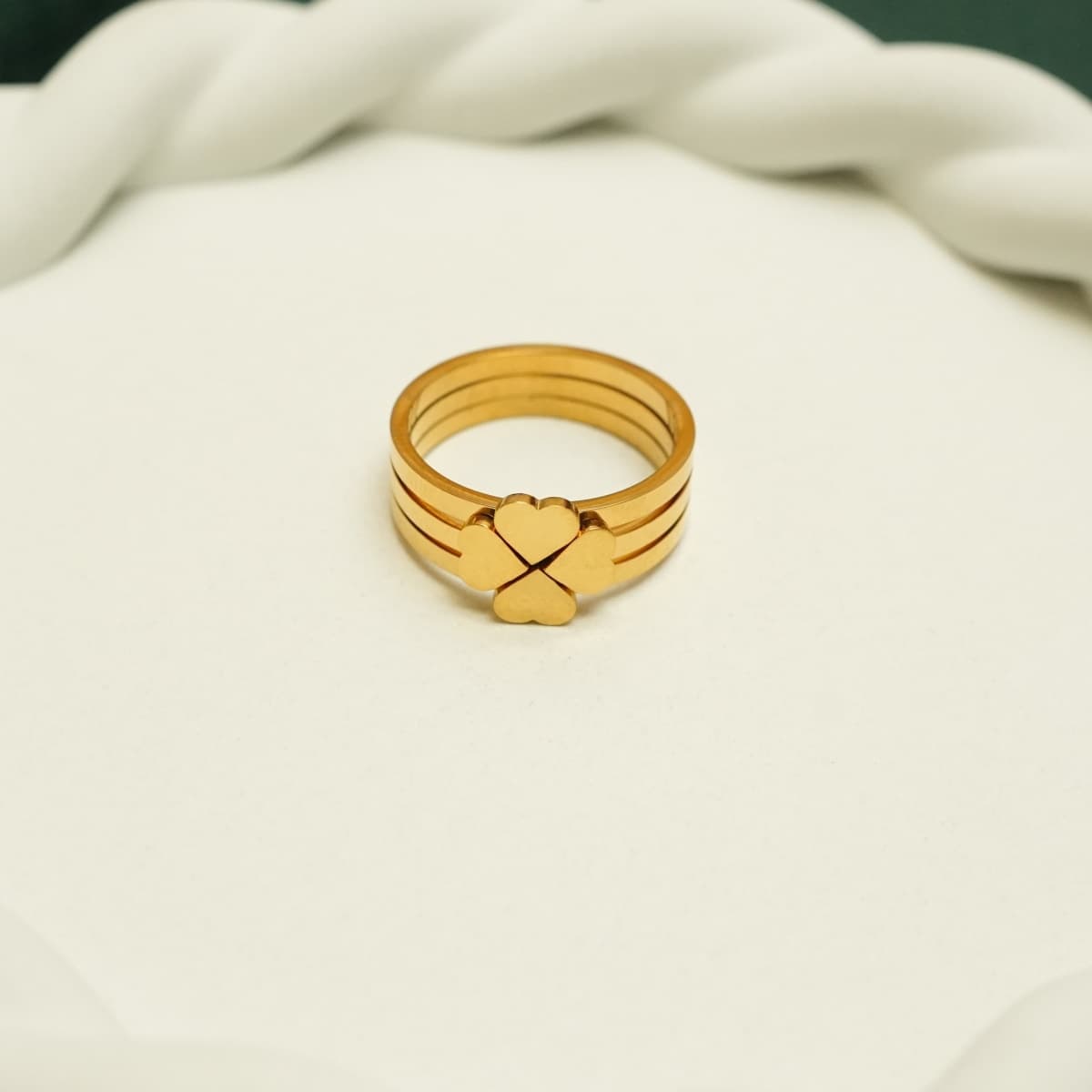 Cloverheart Layered Ring - view 1