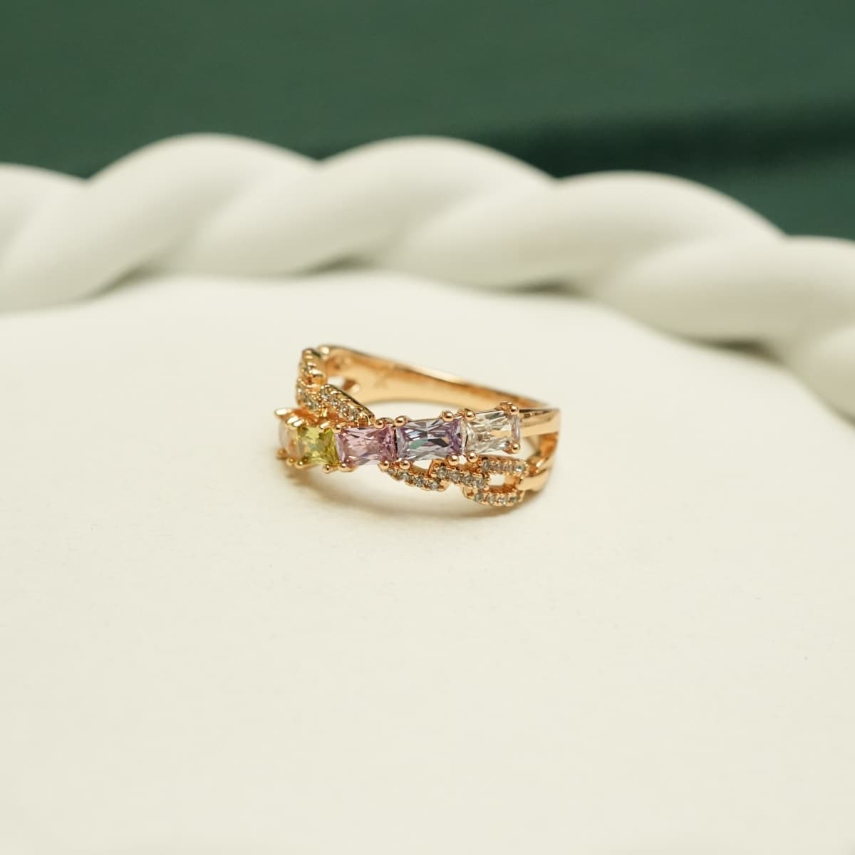 Aurora Luxe Multicolor Ring - view 2