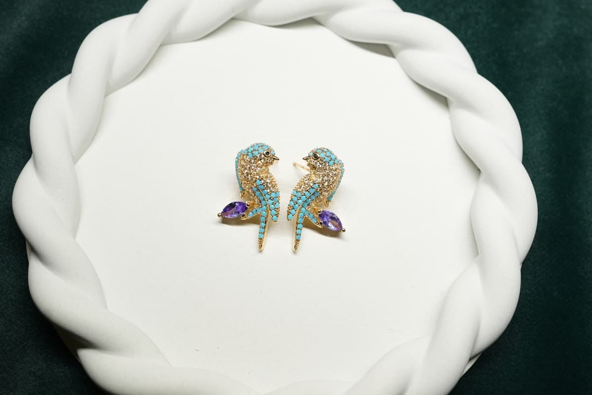 Enchanted Parrot Earrings - view 3