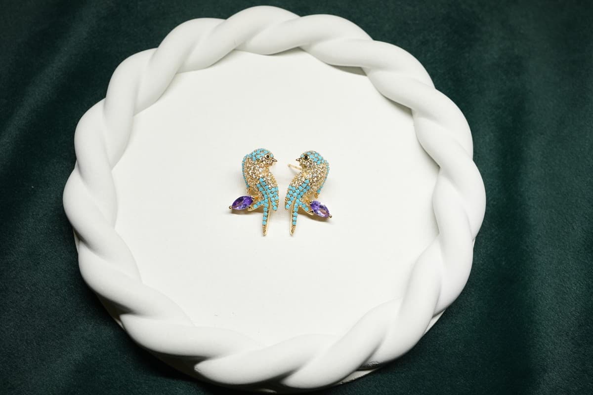 Enchanted Parrot Earrings - view 4
