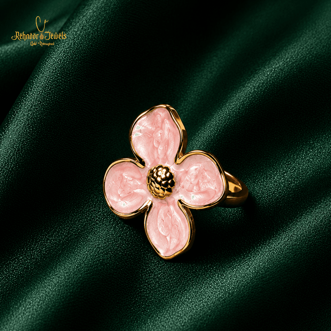 Blooming Petal Statement Ring - view 2