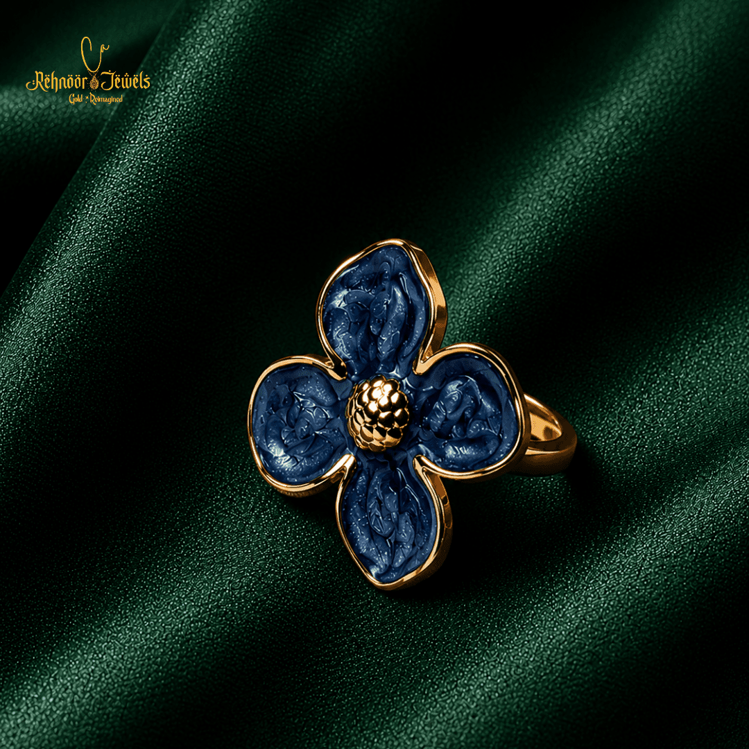 Blooming Petal Statement Ring - view 3