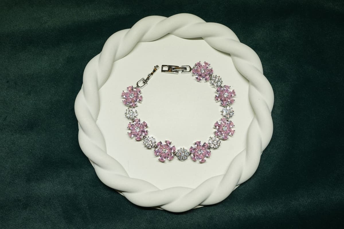 Blossom Elegance Floral Bracelet - view 2